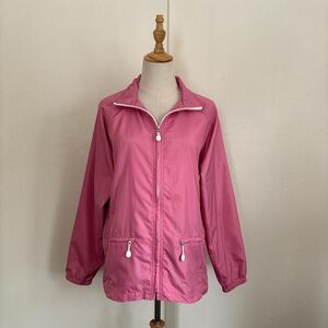 vintage pink windbreaker jacket